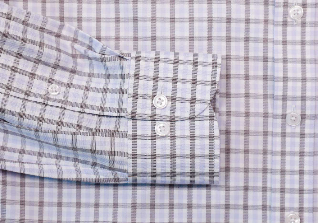 The Lilac Huxley Tattersall Custom Shirt Custom Dress Shirt- Ledbury