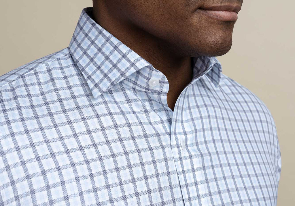 The Huxley Tattersall Dress Shirt Dress Shirt- Ledbury