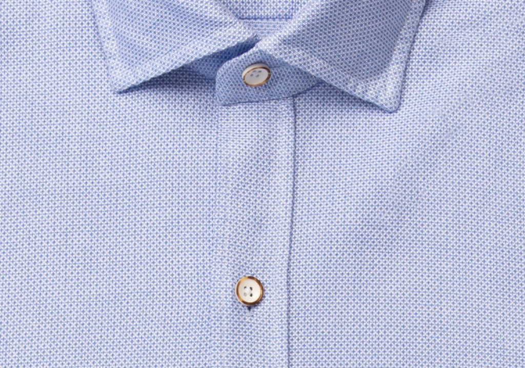 The Light Blue Kent Sport Texture Dress Shirt Dress Shirt- Ledbury