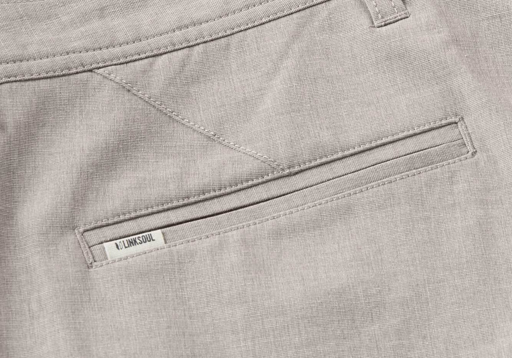 Linksoul Khaki Solid Boardwalker Short Shorts- Ledbury