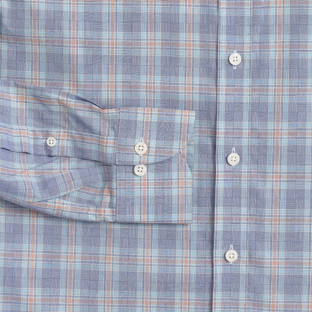The Blue Khal Check Custom Shirt Custom Casual Shirt- Ledbury