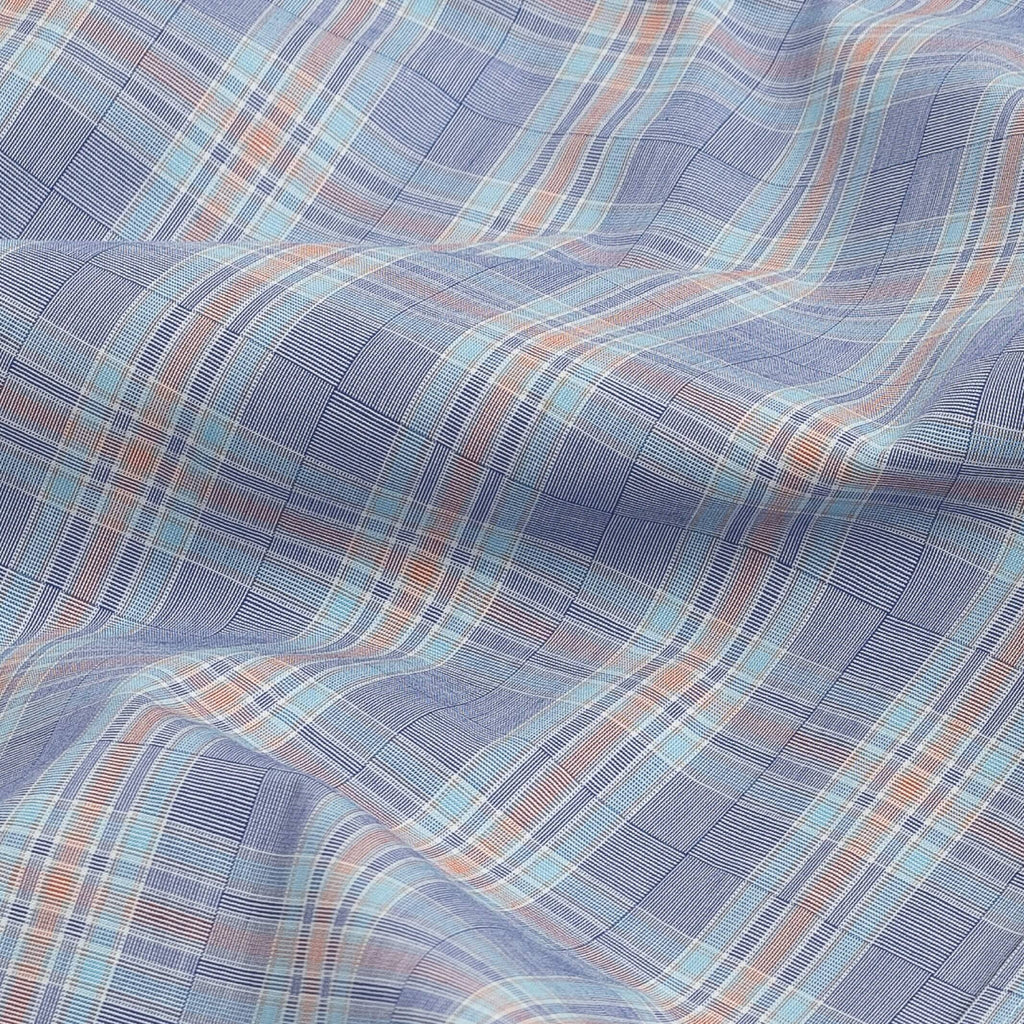 The Blue Khal Check Custom Shirt Custom Casual Shirt- Ledbury