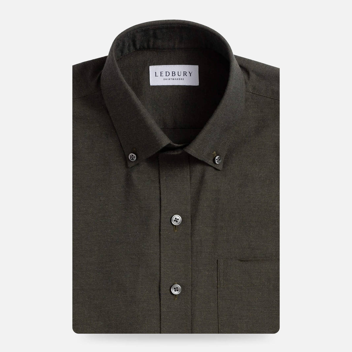 The Loden Heather Kingcrest Flannel Custom Shirt – Ledbury