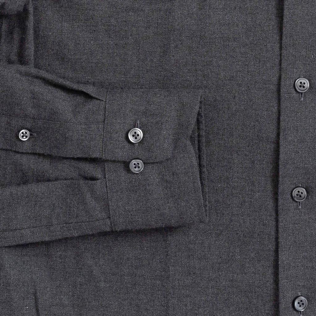 The Dark Grey Langner Custom Shirt Custom Casual Shirt- Ledbury