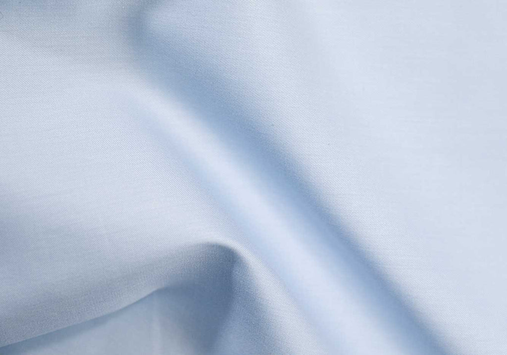 The Light Blue Stewart Twill Custom Shirt Custom Casual Shirt- Ledbury
