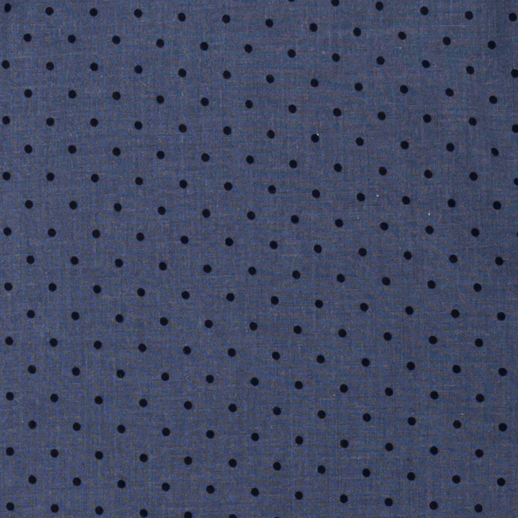 The Cadet Blue Lonsdale Printed Dot Casual Shirt Casual Shirt- Ledbury