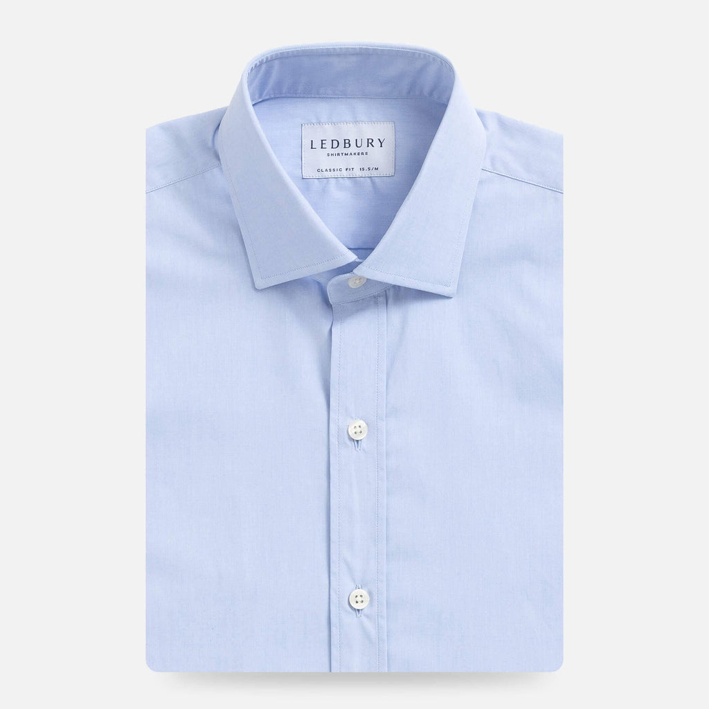 The Light Blue Lyons Poplin Dress Shirt Dress Shirt- Ledbury