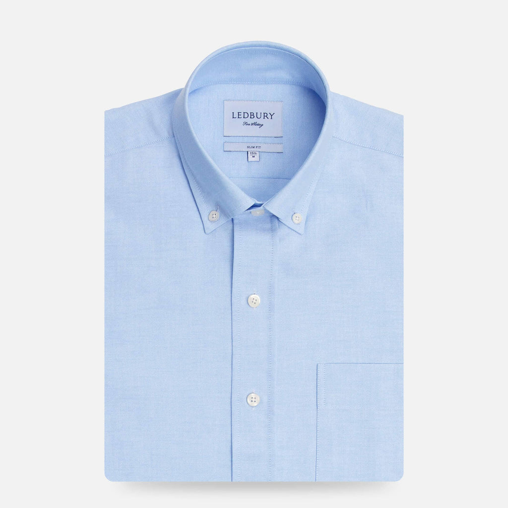 The Light Blue Mayfield Oxford Dress Shirt Casual Shirt- Ledbury