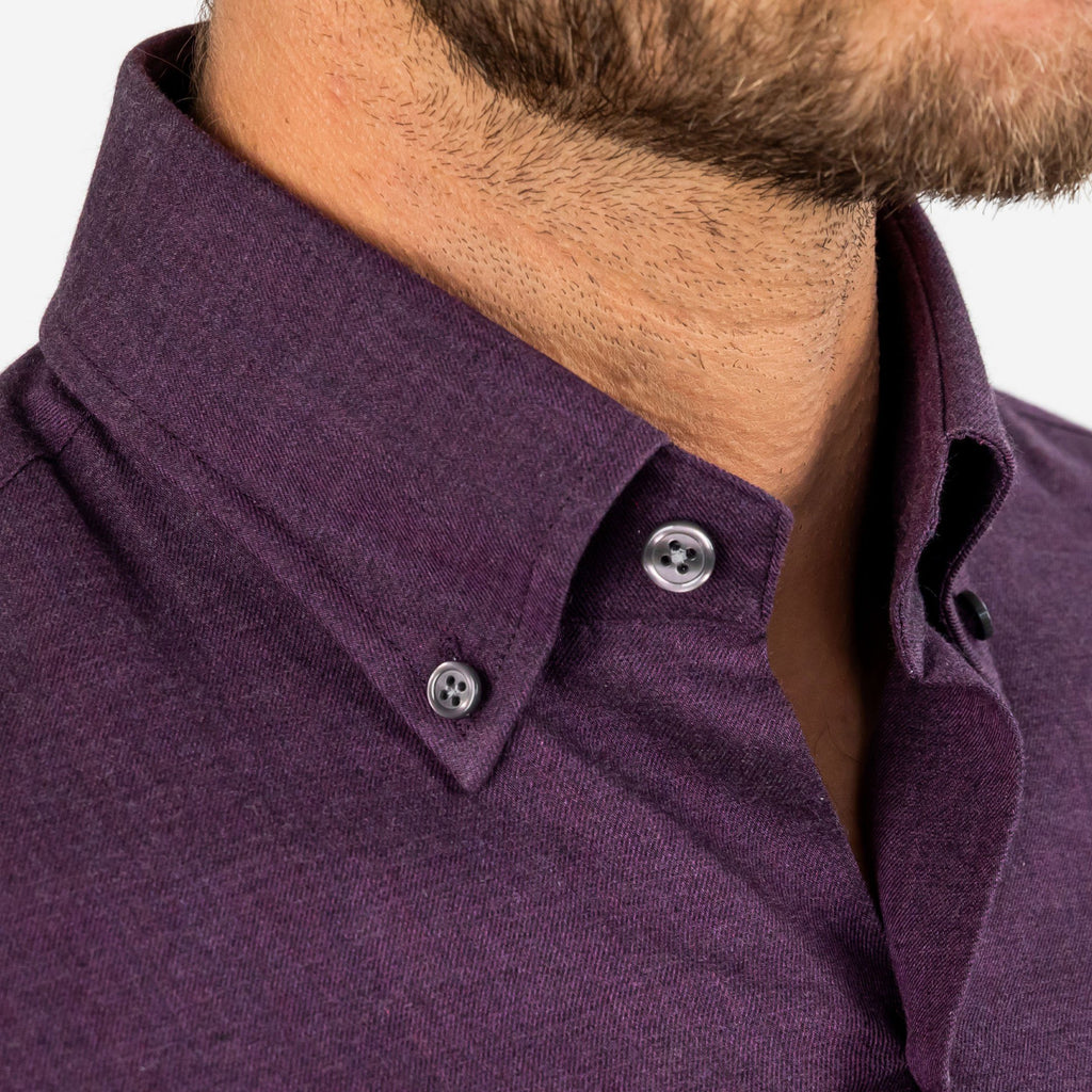 The Plum Morris Brushed Casual Shirt Casual Shirt- Ledbury