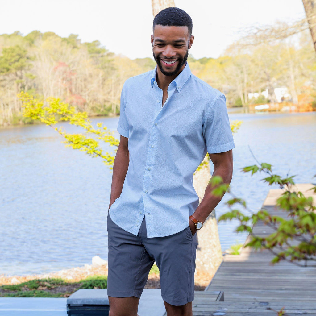Linksoul Navy Solid Boardwalker Short Shorts- Ledbury