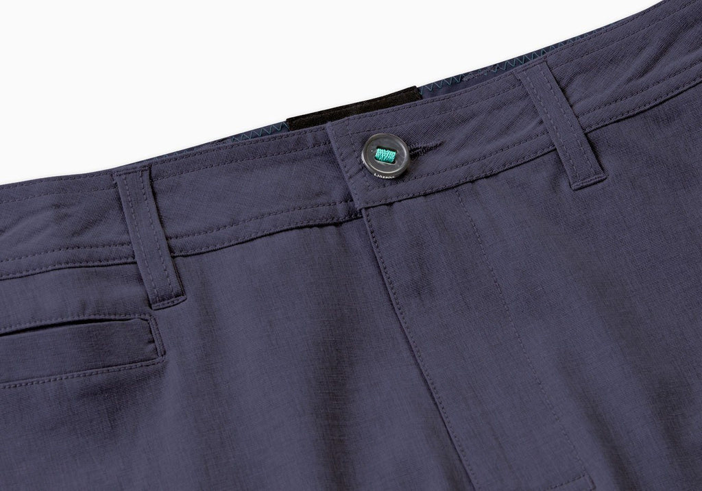 Linksoul Navy Solid Boardwalker Short Shorts- Ledbury
