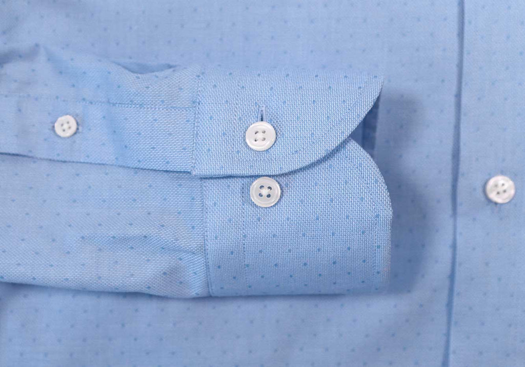 The Light Blue Otto Dot Dress Shirt Dress Shirt- Ledbury