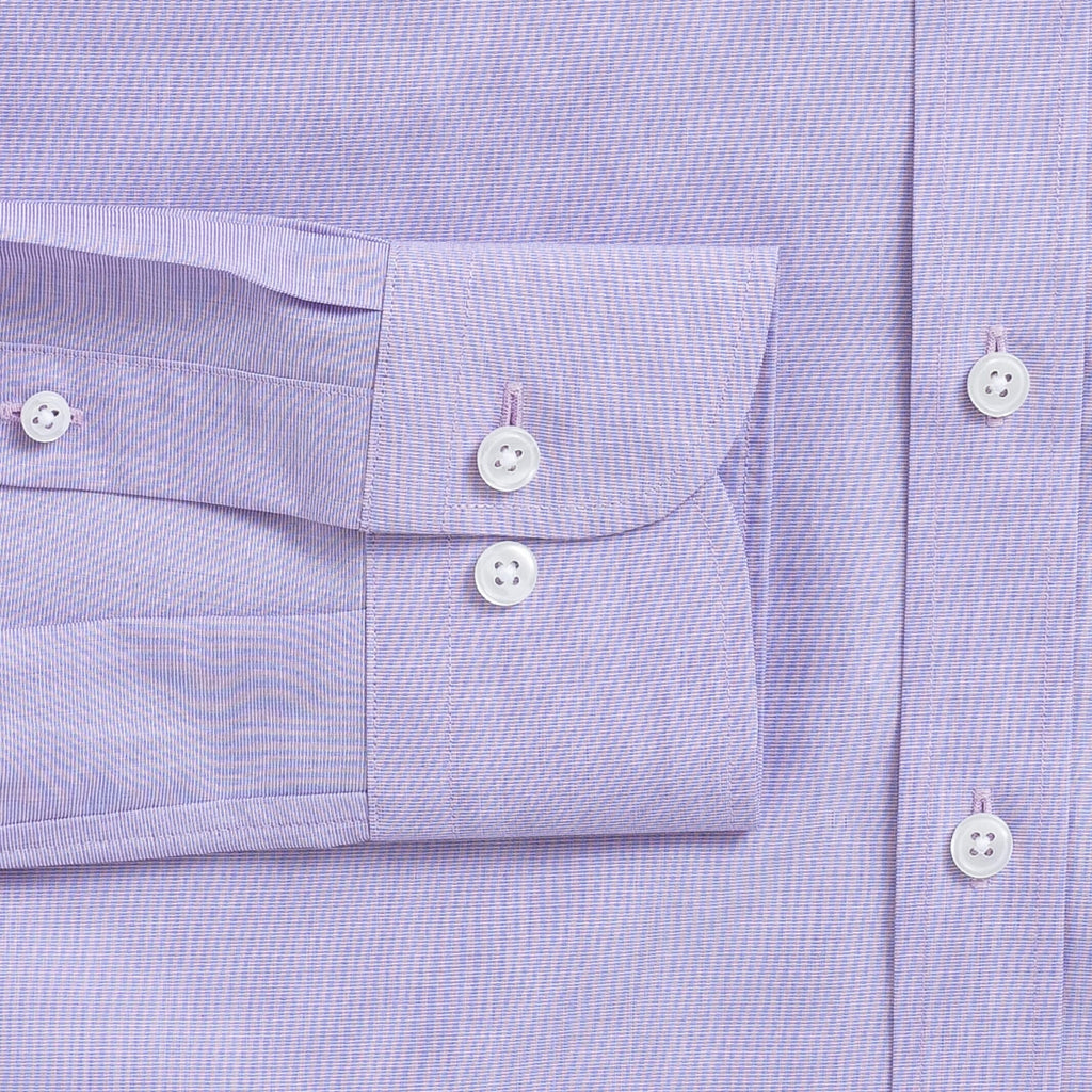 The Purple Pearce End on End Custom Shirt Custom Dress Shirt- Ledbury