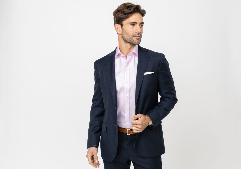 The Pink Breaburn Oxford Dress Shirt Dress Shirt- Ledbury