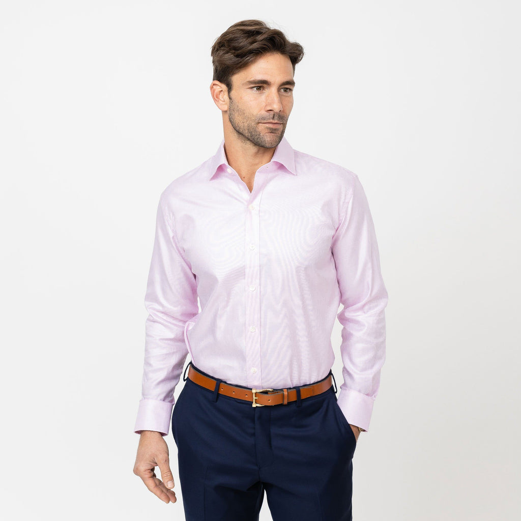 The Pink Breaburn Oxford Dress Shirt Dress Shirt- Ledbury