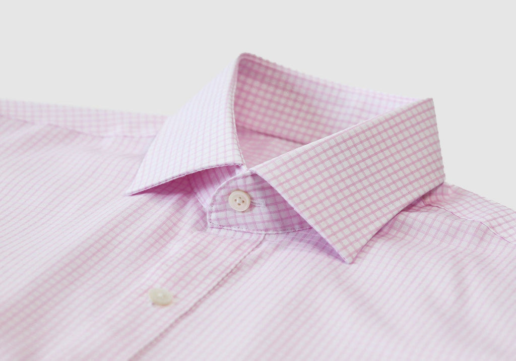 The Pink Windale Check Dress Shirt Dress Shirt- Ledbury