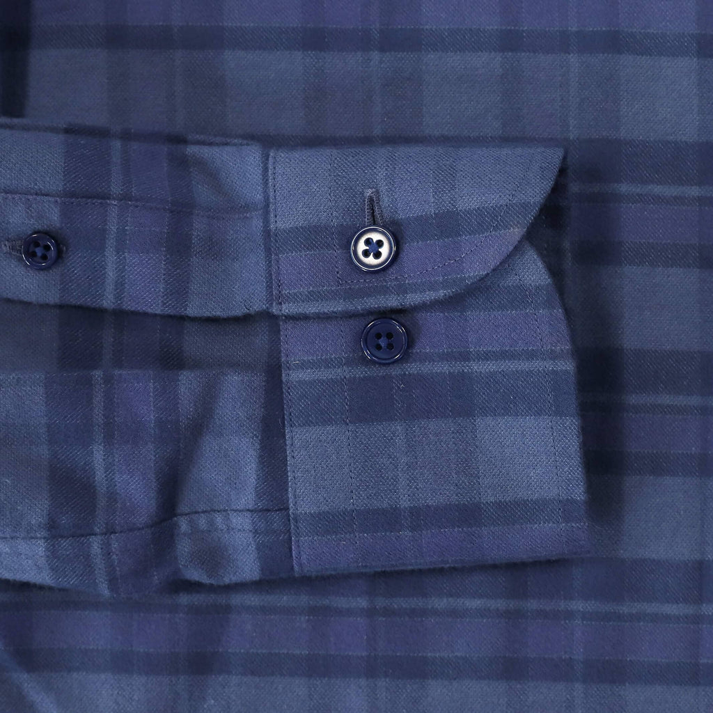 The Plum Thatcher Brushed Twill Custom Shirt Custom Casual Shirt- Ledbury