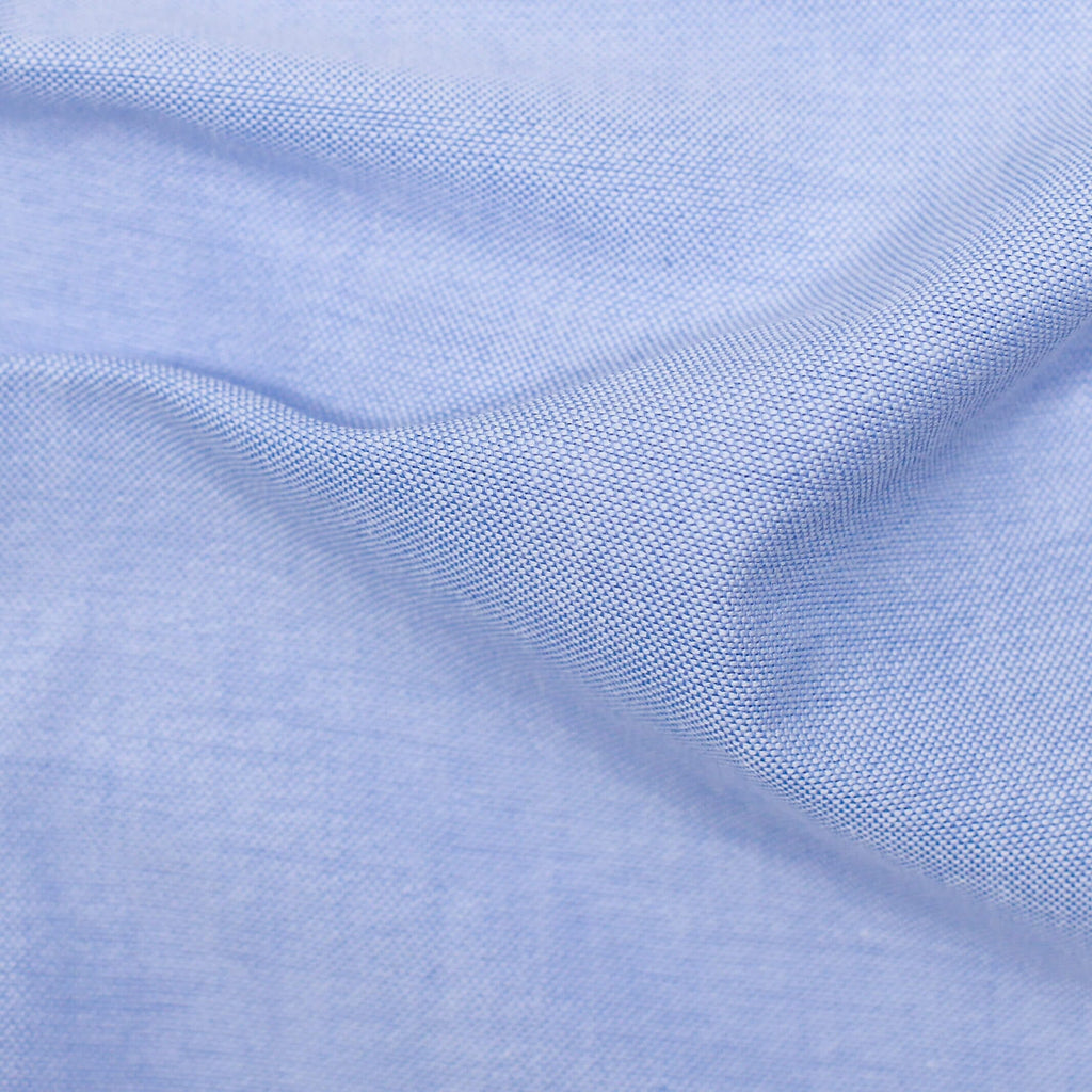 The Light Blue Short Sleeve Mayfield Oxford Custom Shirt Custom Casual Shirt- Ledbury