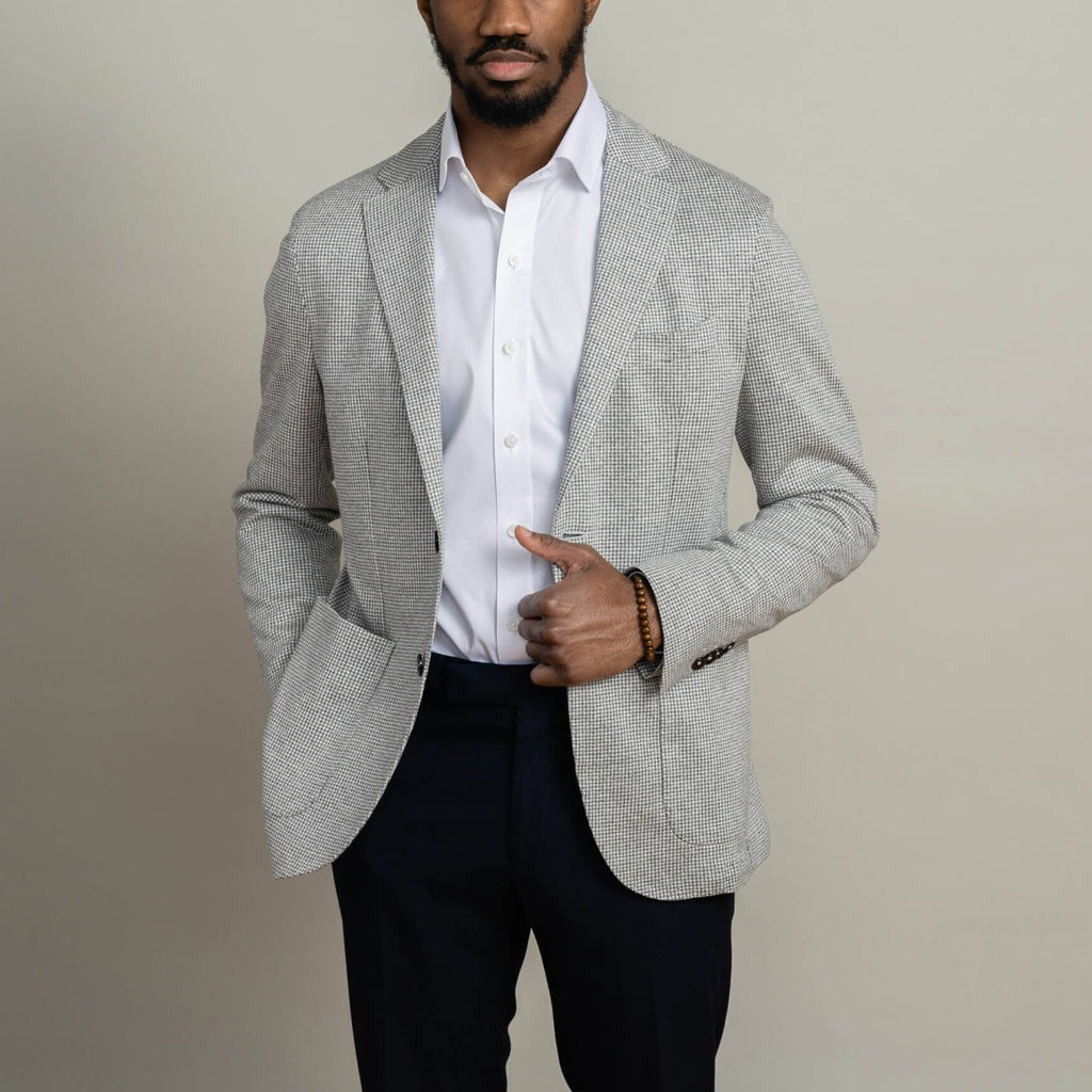 The White Sutton Twill Custom Shirt Custom Dress Shirt- Ledbury