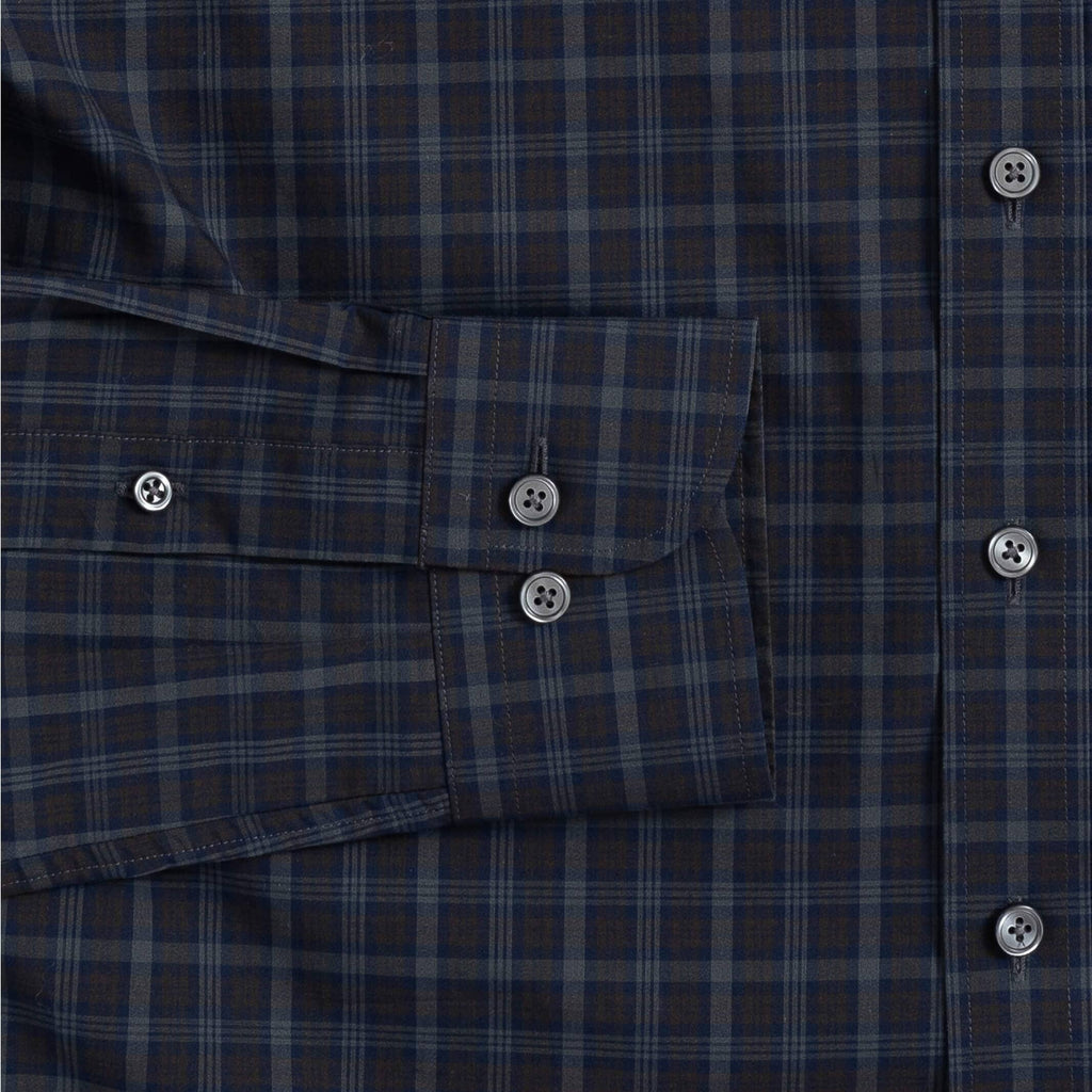 The Dark Multi Blue Tyndall Custom Shirt Custom Casual Shirt- Ledbury