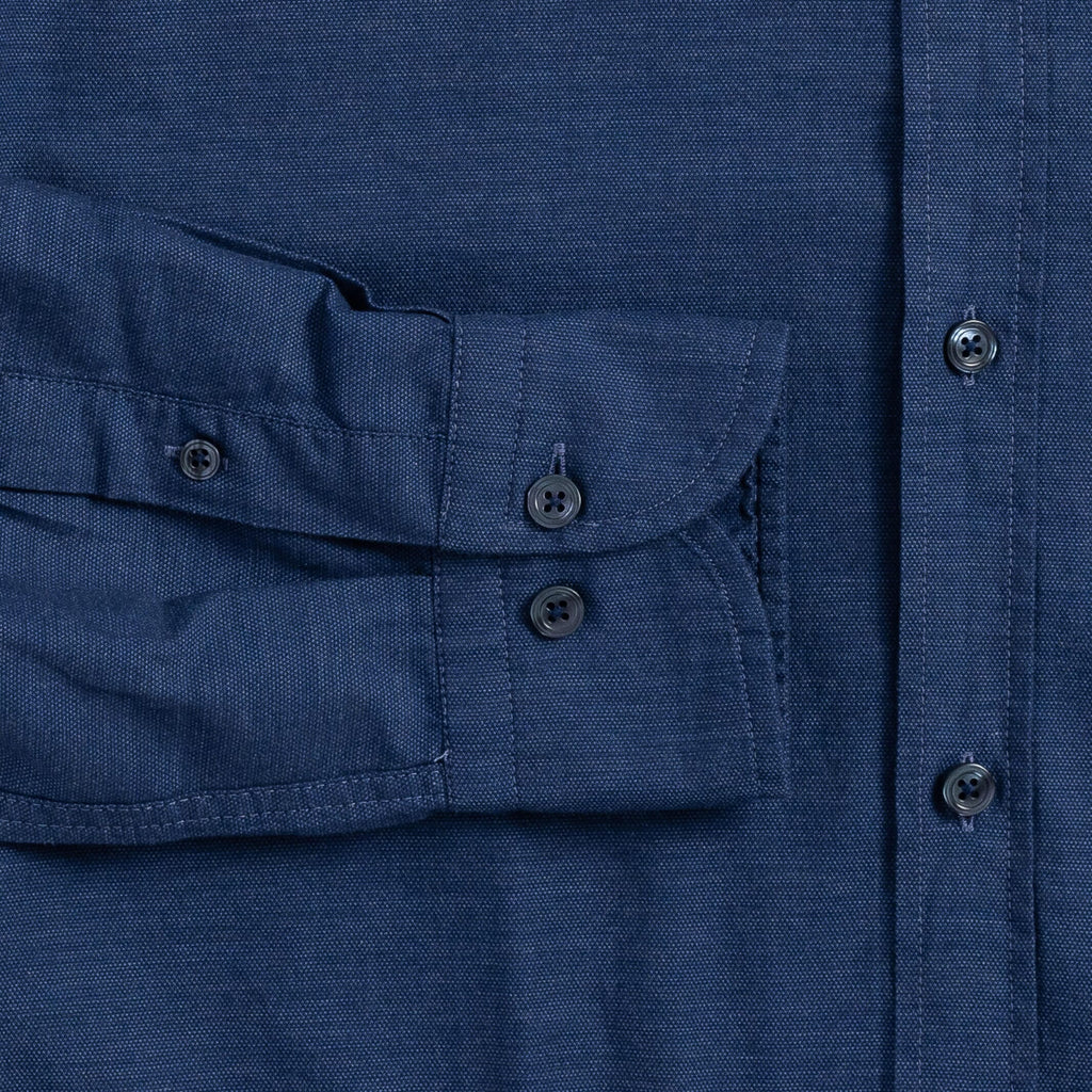 The Navy Vaughan Pinpoint Soft Shirt Dress Shirt- Ledbury