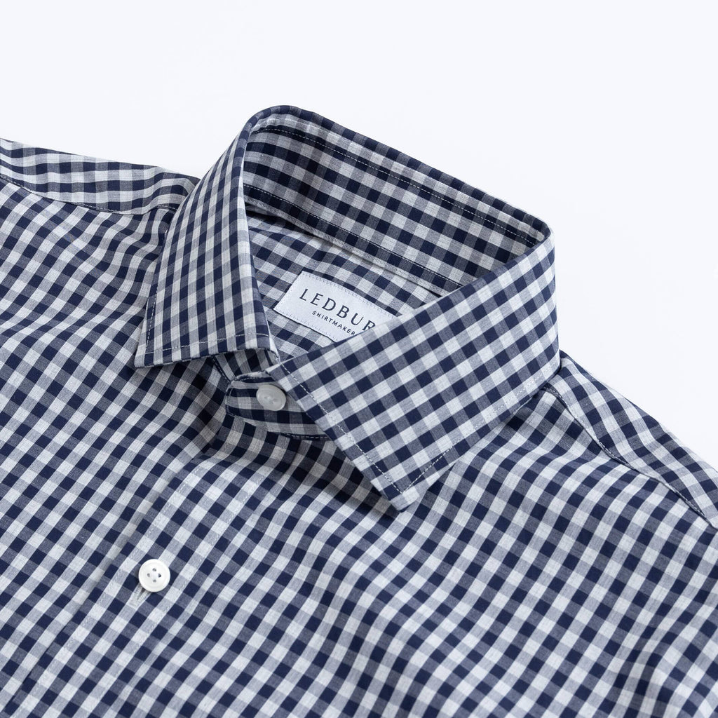 The Vintage Navy Harcourt Custom Shirt Custom Casual Shirt- Ledbury