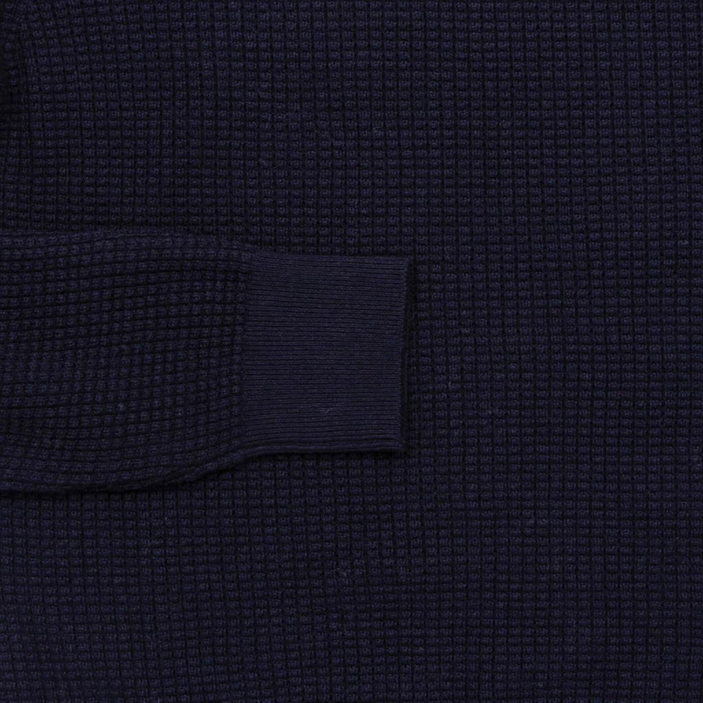 The Navy Walden Thermal Crew Sweater Sweater- Ledbury