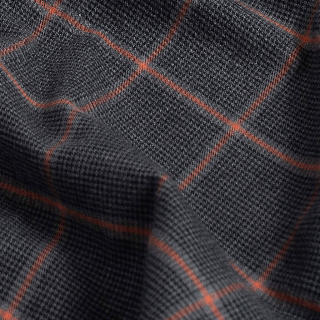 The Charcoal Warrington Flannel Casual Shirt Casual Shirt- Ledbury