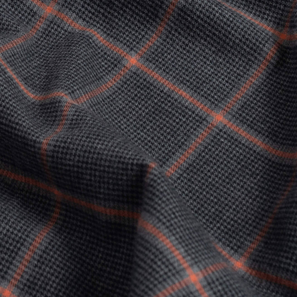 The Charcoal Warrington Flannel Custom Shirt Custom Casual Shirt- Ledbury