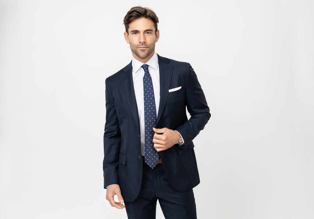 The White Astor Poplin Dress Shirt Dress Shirt- Ledbury