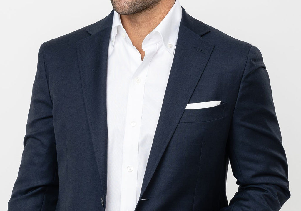The White Hudson Pinpoint Oxford Dress Shirt Dress Shirt- Ledbury