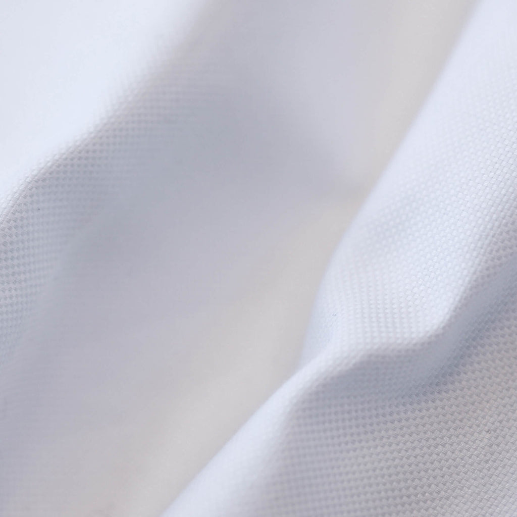 The White Korte Non Iron Oxford Custom Shirt Custom Dress Shirt- Ledbury