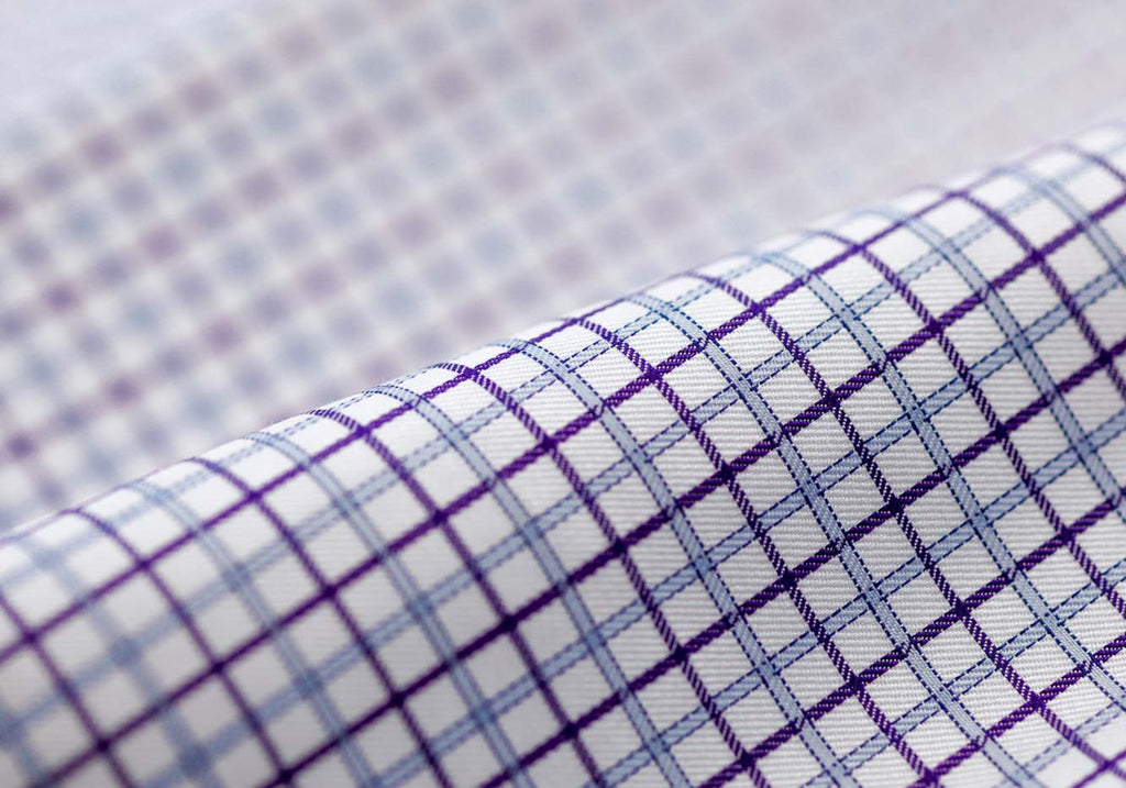 The Violet Wickham Tattersall Custom Shirt Custom Dress Shirt- Ledbury