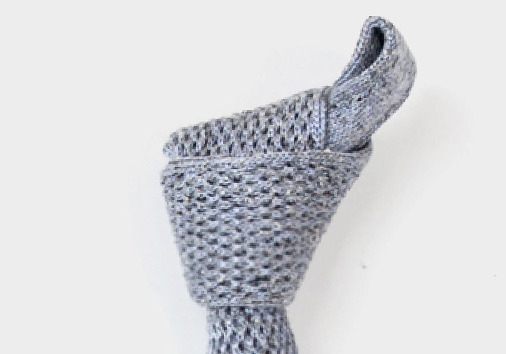 The Light Blue Wilshire Knit Tie Tie- Ledbury