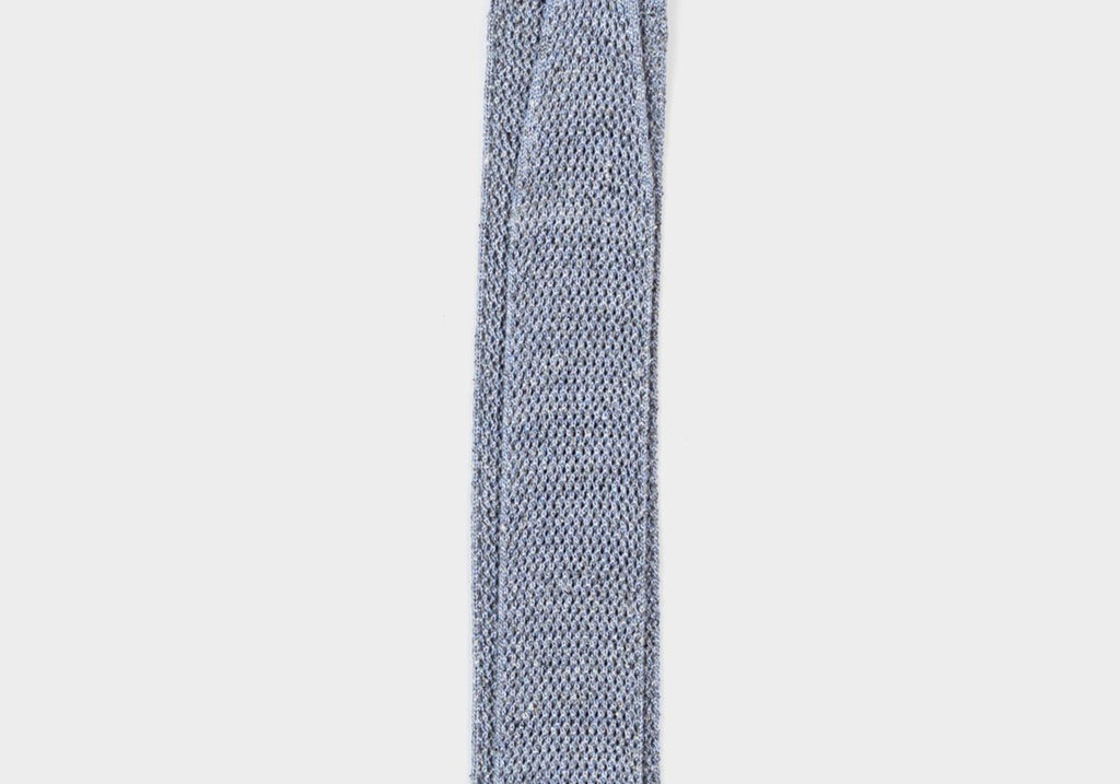 The Light Blue Wilshire Knit Tie Tie- Ledbury