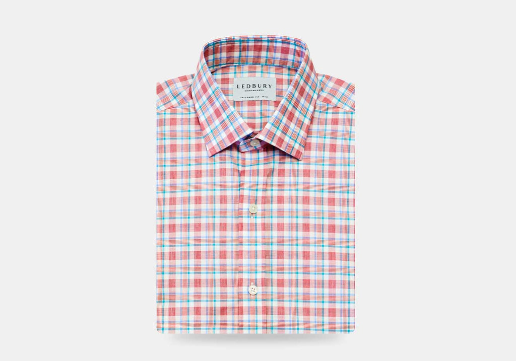 The Red Winstead Plaid Casual Shirt Casual Shirt- Ledbury