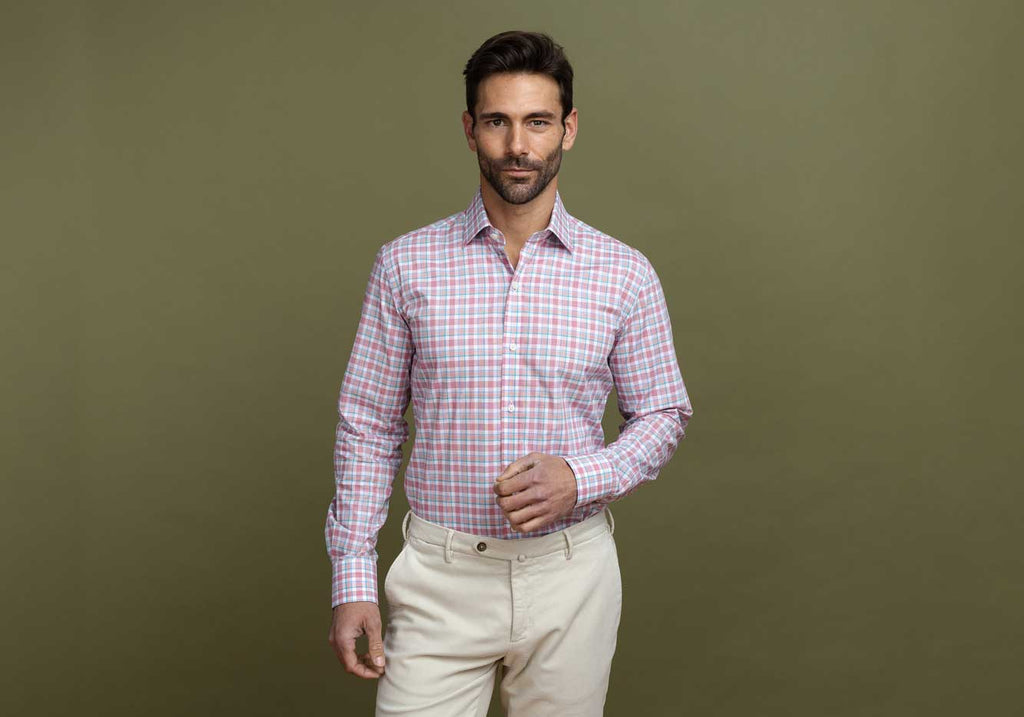 The Red Winstead Plaid Casual Shirt Casual Shirt- Ledbury