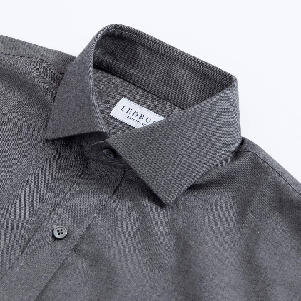 The Dark Grey Woodruff Custom Shirt Custom Casual Shirt- Ledbury