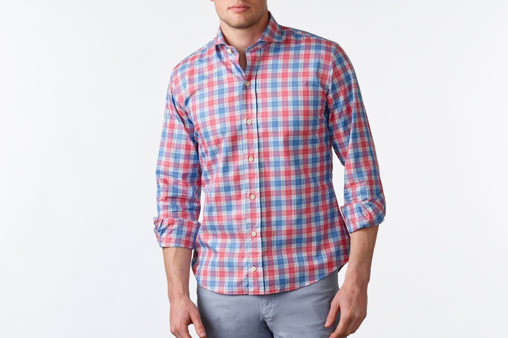 The Blue Thorton Check Casual Shirt Casual Shirt- Ledbury