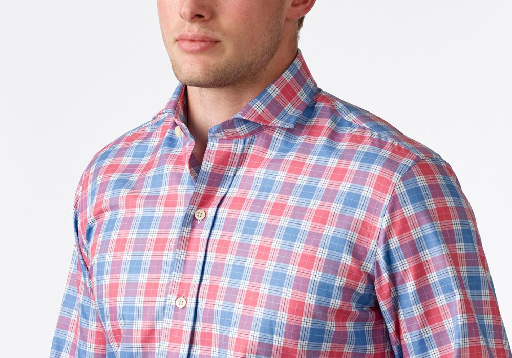 The Blue Thorton Check Casual Shirt Casual Shirt- Ledbury