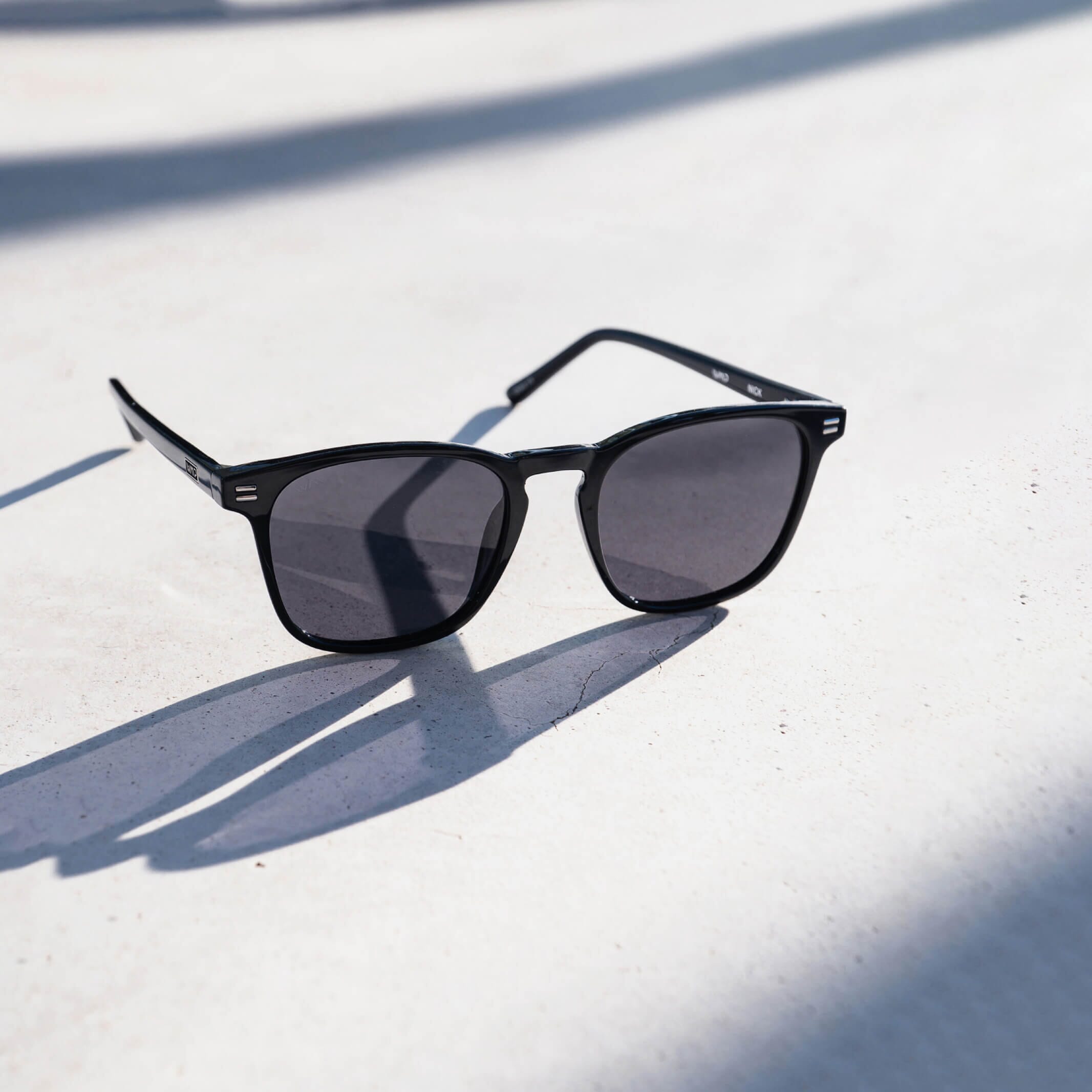 WMP Black Nick Square Sunglasses – Ledbury
