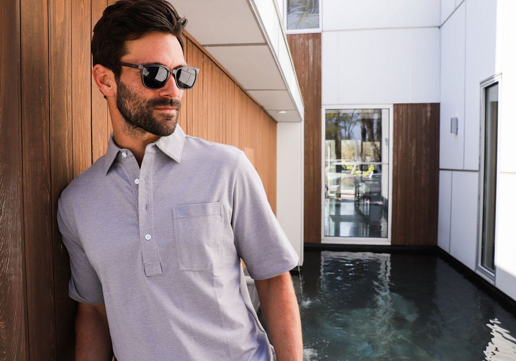 WMP Drift Grey Abner Square Sunglasses Sunglasses- Ledbury