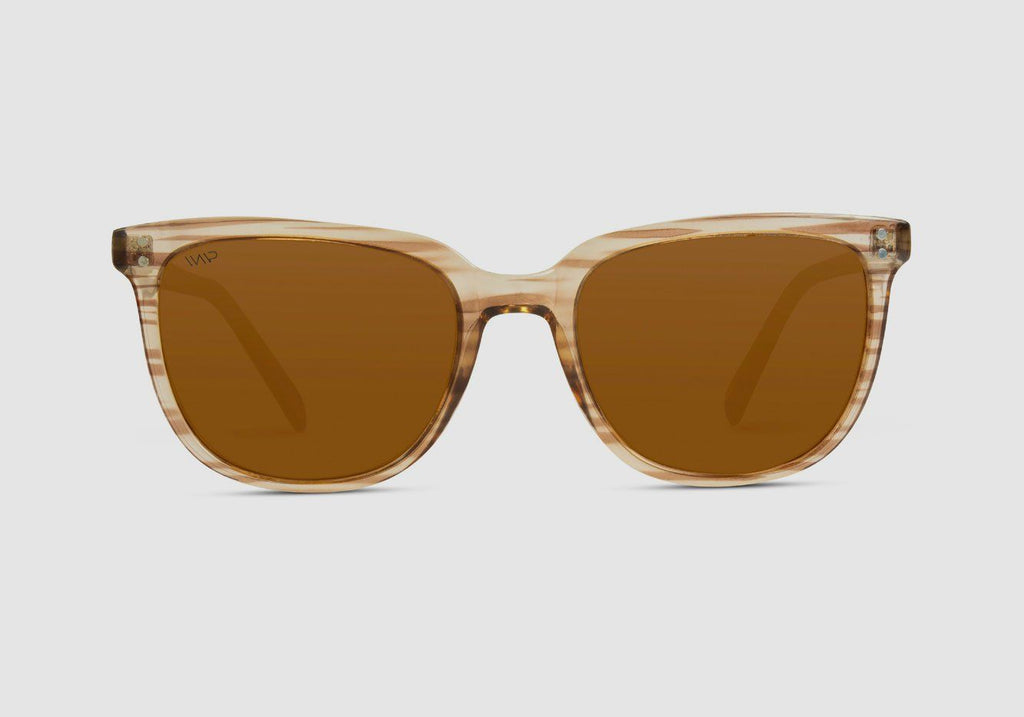 WMP Havana Brown Abner Square Sunglasses Sunglasses- Ledbury