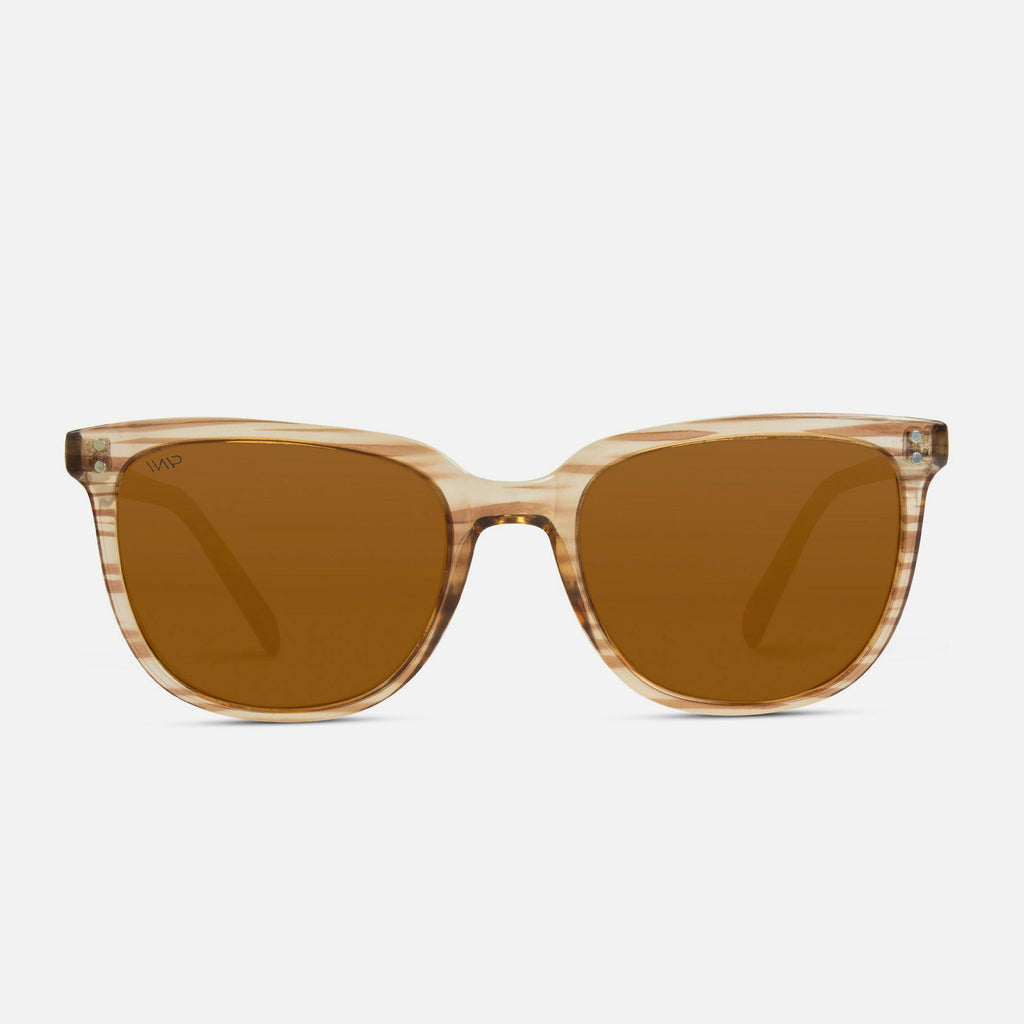 WMP Havana Brown Abner Square Sunglasses Sunglasses- Ledbury