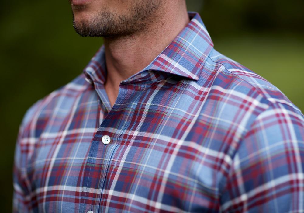The Red Avondale Plaid Casual Shirt Casual Shirt- Ledbury