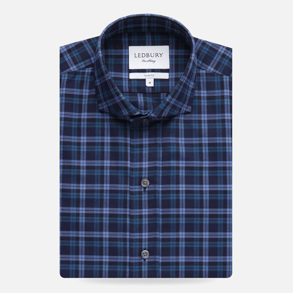 The Blue Goode Plaid Casual Shirt Casual Shirt- Ledbury