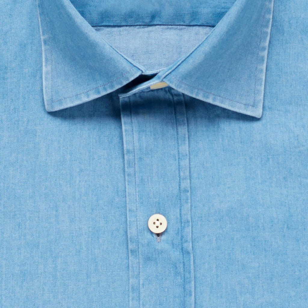 The Bowen Denim Slim Casual Shirt Casual Shirt- Ledbury