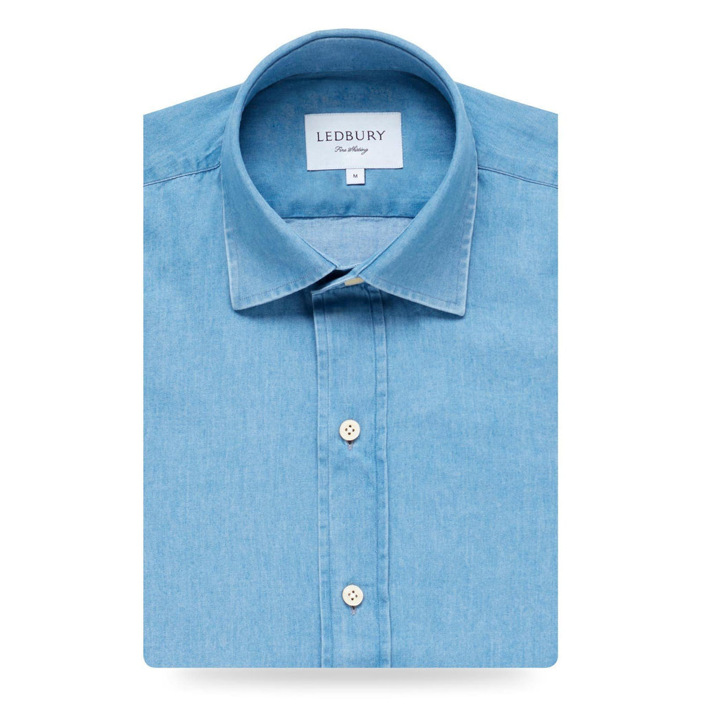 The Bowen Denim Slim Casual Shirt Casual Shirt- Ledbury