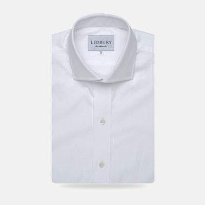 The White Poplin 120 Dress Shirt Legacy Supercore- Ledbury