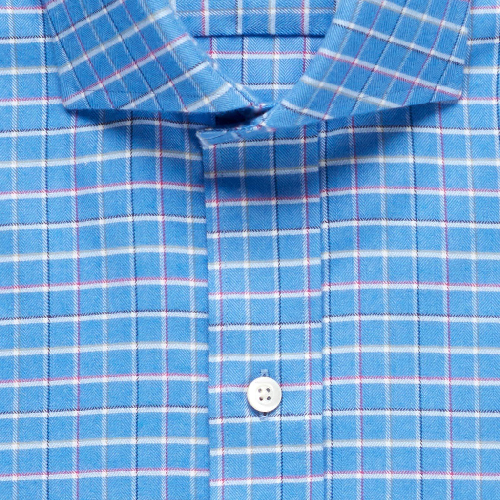 The Blue Herndon Check Casual Shirt Casual Shirt- Ledbury